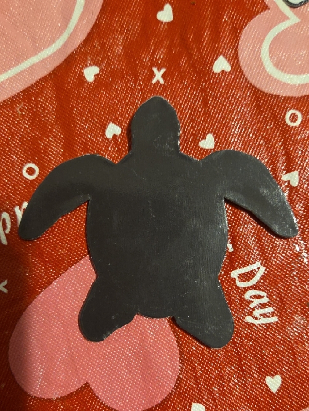 Handmade Blue Rhinestone Sea Turtle Magnet - Picture 3 of 3